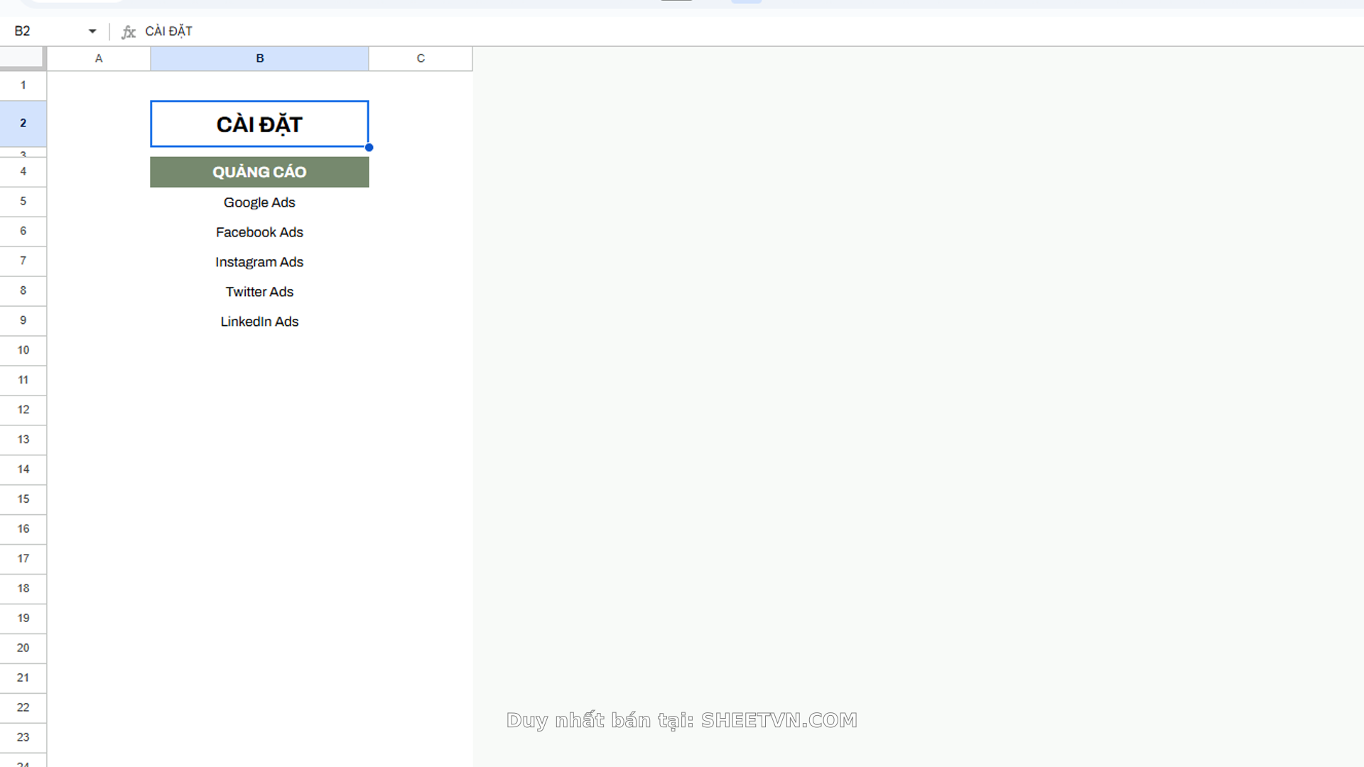 Báo cáo hiệu quả quảng cáo