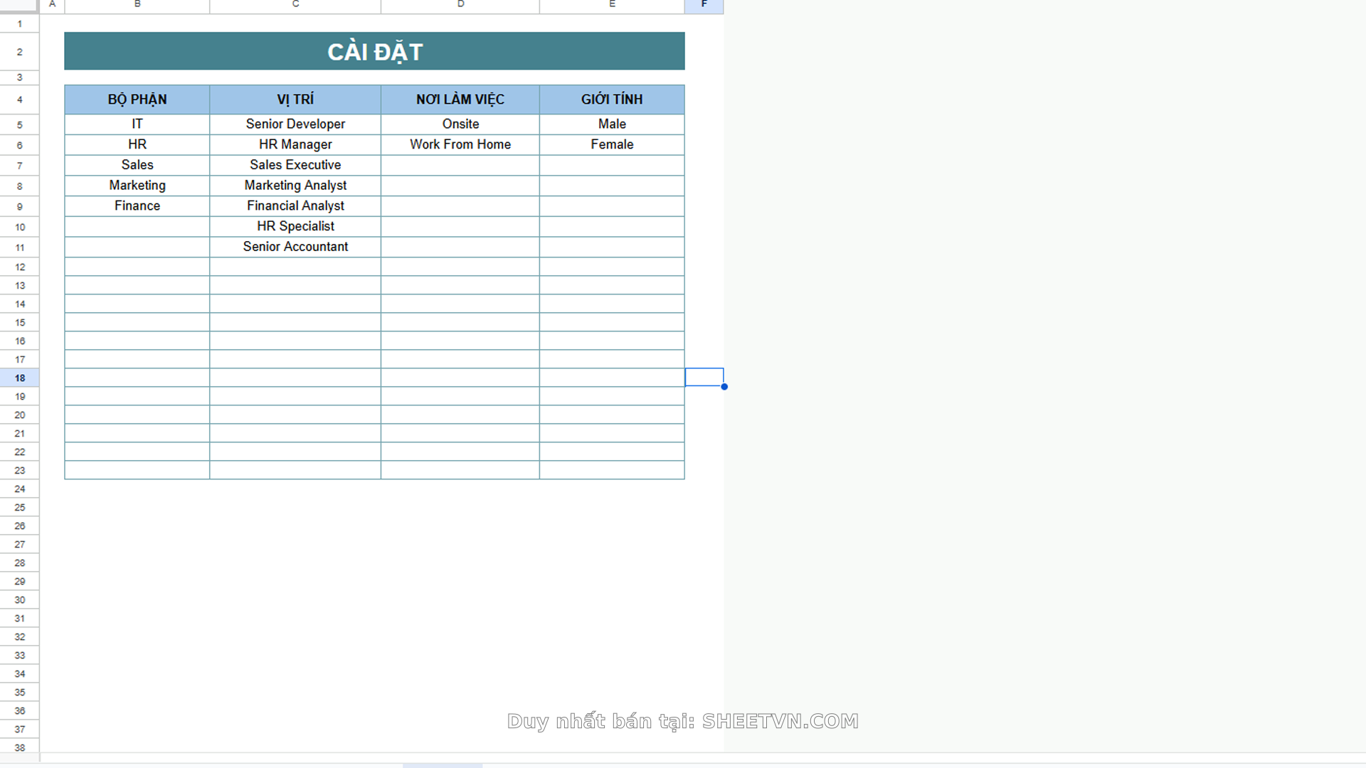 Nhân viên xuất sắc