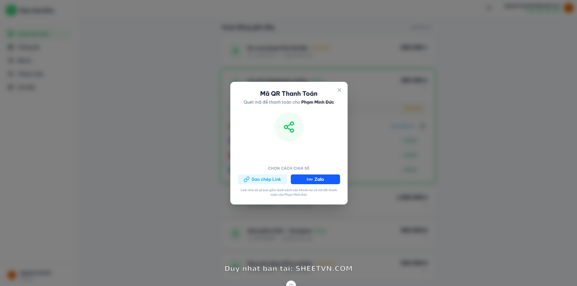 Thống kê chi tiêu theo thời gian
