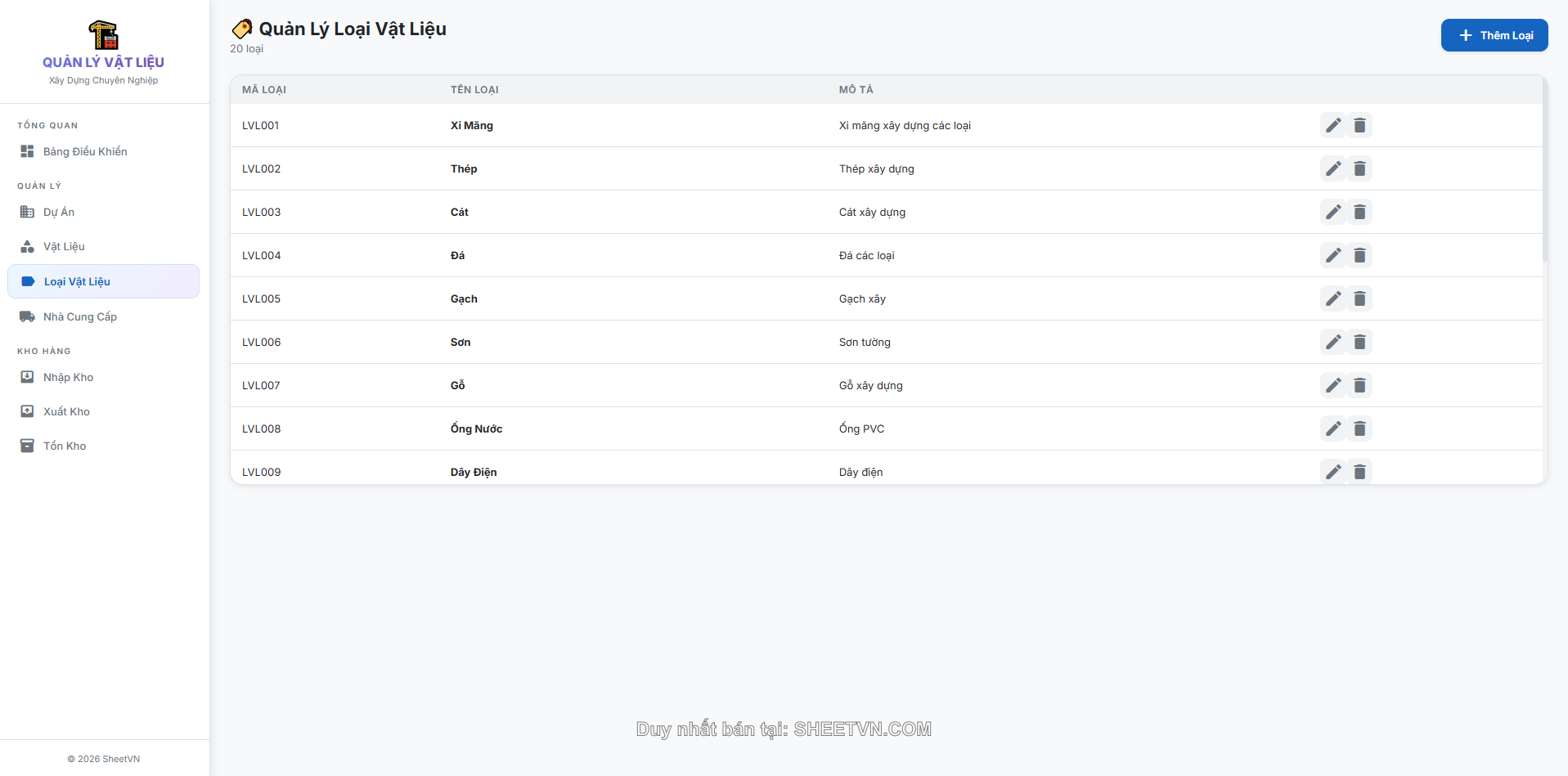 Phiếu nhập kho trong App Script