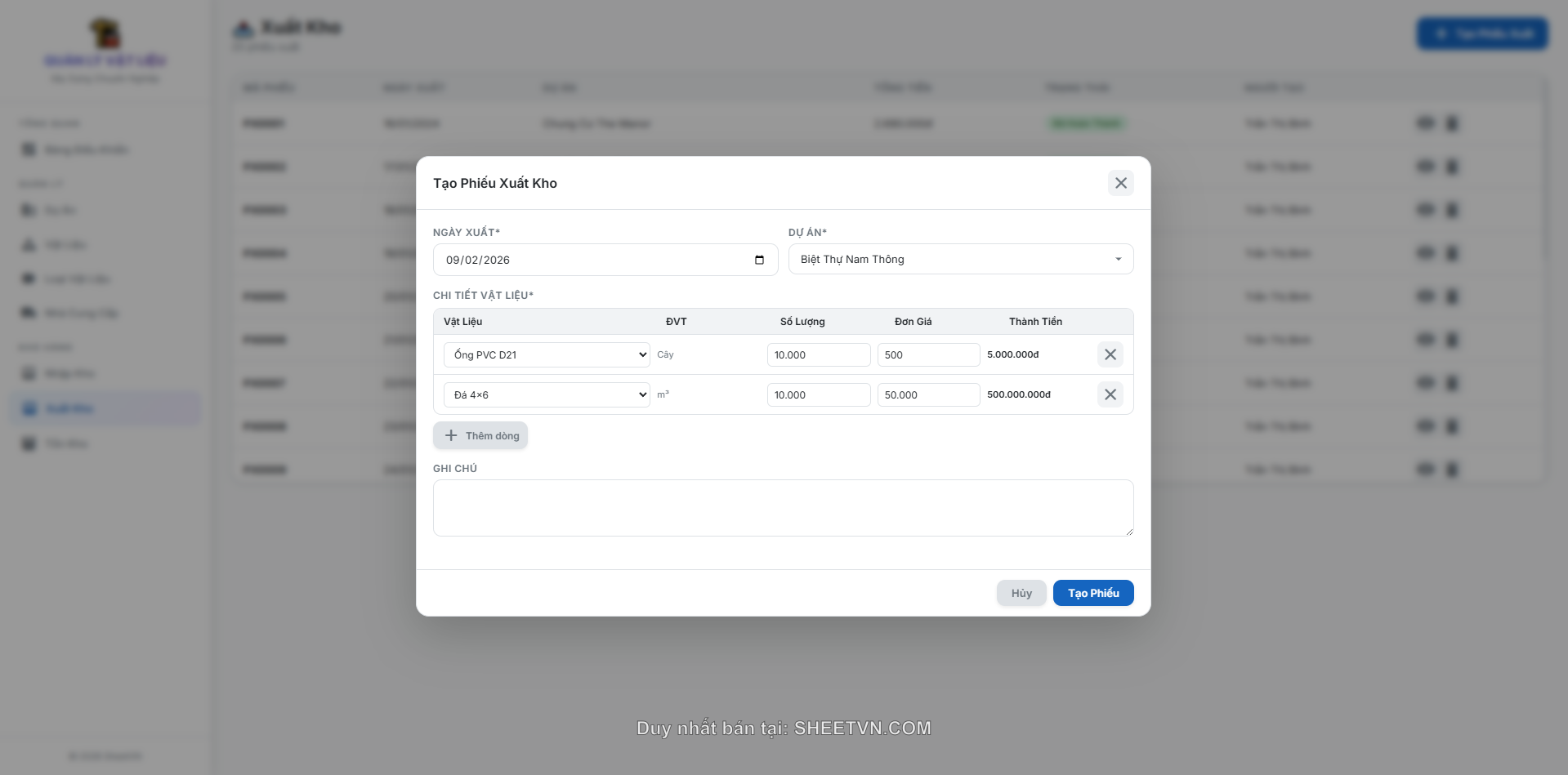Thông báo lưu dữ liệu trong App Script