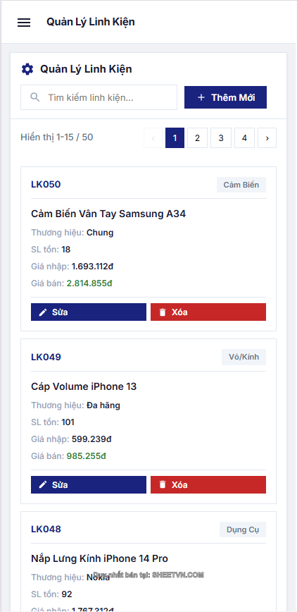 Quản lý tồn kho
