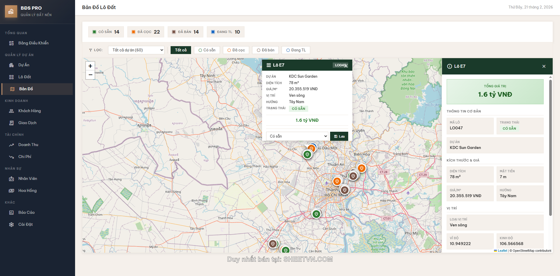 Quản lý thông tin khách hàng