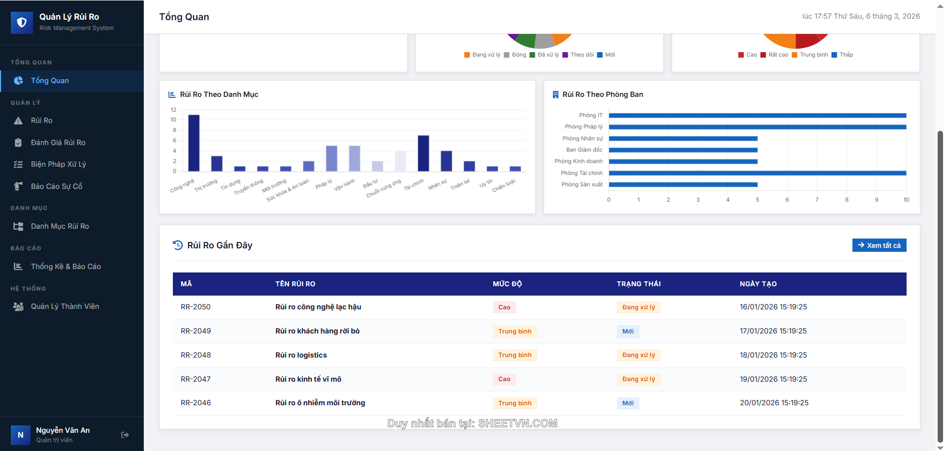 App script quản lý rủi ro - quản lý rủi ro